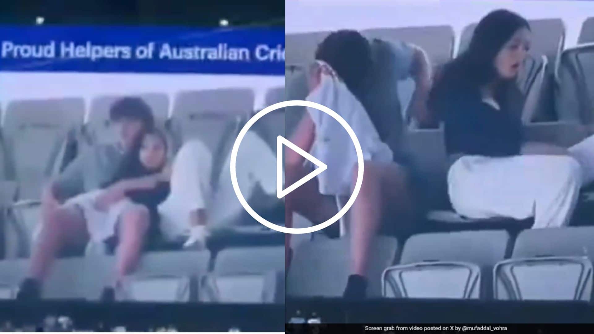[Watch] Young Couple's Oops Moment Caught On Camera At MCG During AUS Vs PAK Test